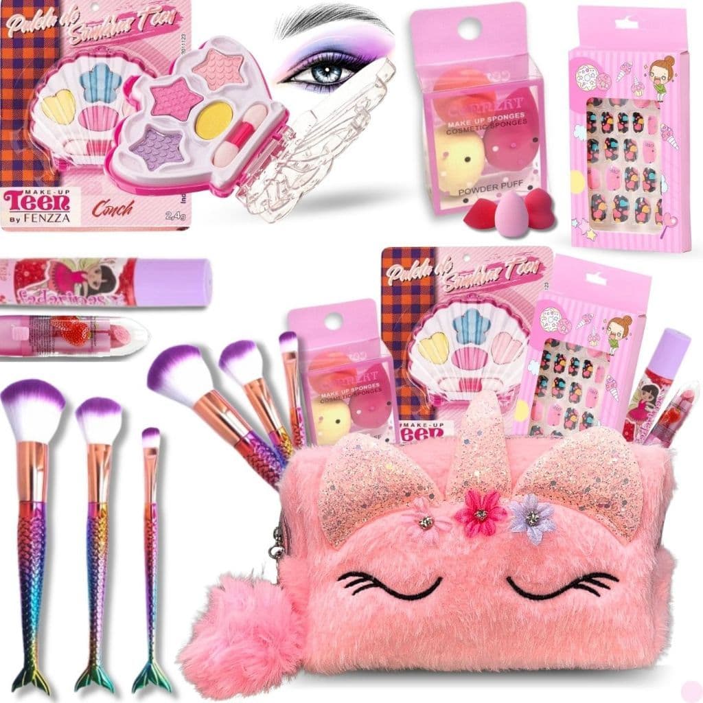 Kit de Maquiagem Infantil Completa Para Criança - Envio Imediato