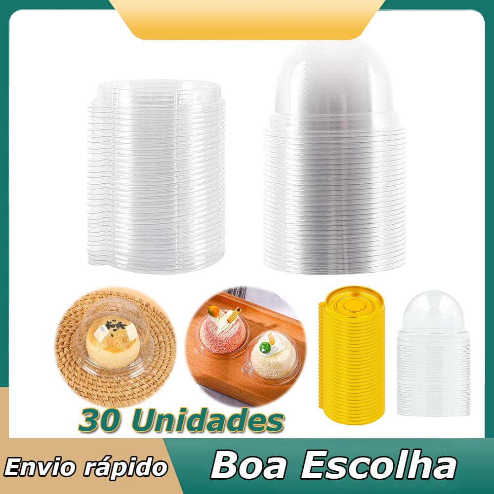 30 recipientes de cupcake   para embalagem de bolo de pastelaria suportes para bolos e confeitaria