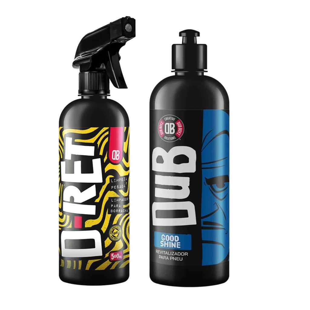 Limpador de Pneus e Borrachas DUB Boyz D-RET Pneu Pretinho Dub Boyz Good Shine
