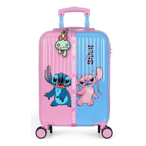 Mala De Bordo Viagem Infantil Luxcel Stitch & Angel Rose Lisa