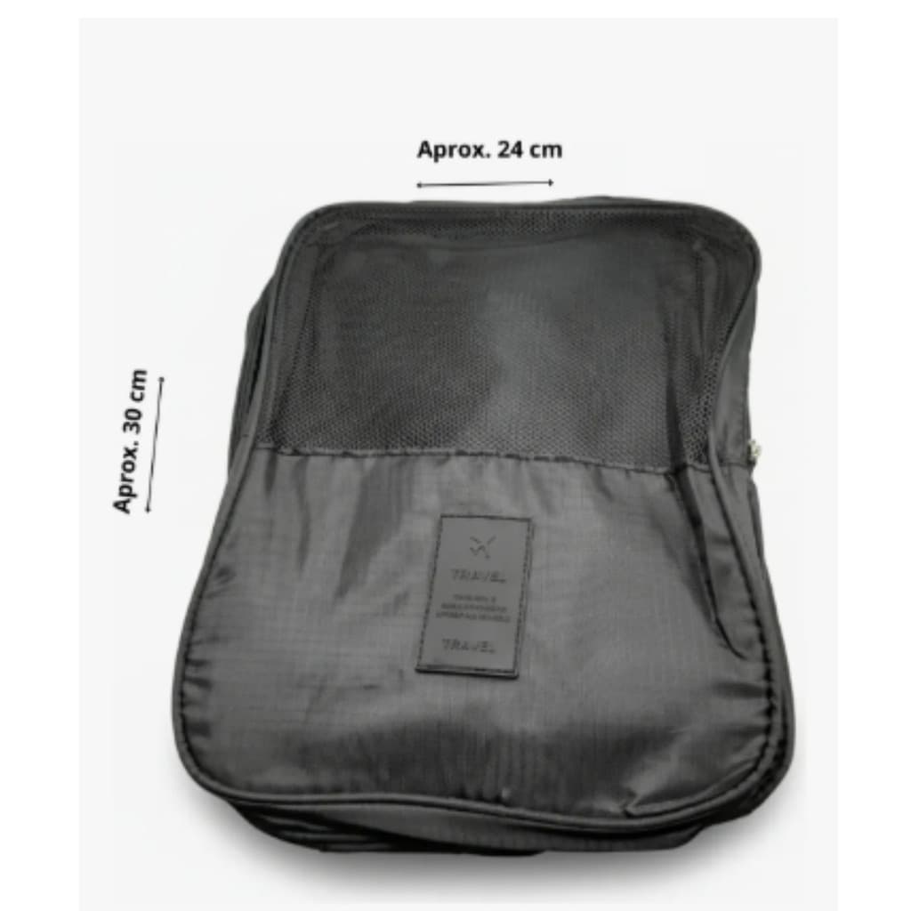 Bolsa Organizadora de Sapatos Impermeável Porta Tênis para Viagem Mala Academia com Zíper