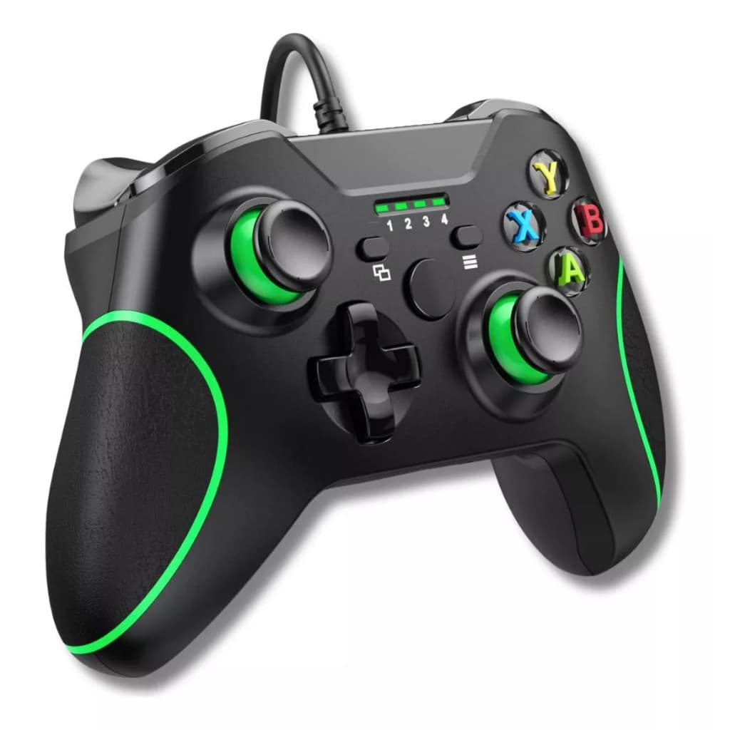 Controle Compatível Xbox One Series E Pc C/ Fio Top