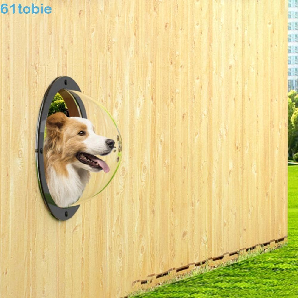 Janela TOBIE Pet Peek , Transparente Acrílica Da Cerca Do Cão , Durável Com Furos De Ar Cúpula Gatinho