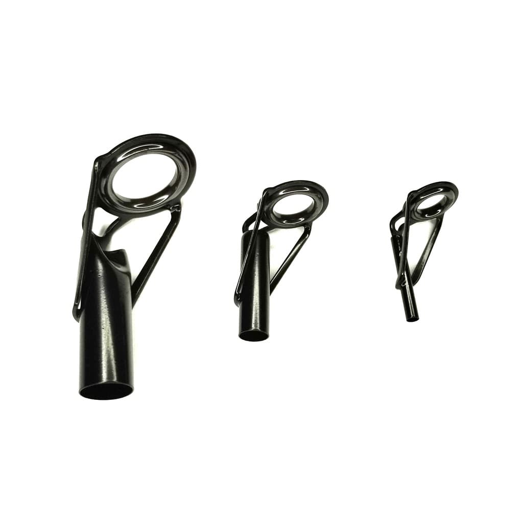 Kit com 24pcs Guia Passador Ponteiras para Reparo Vara de Pesca