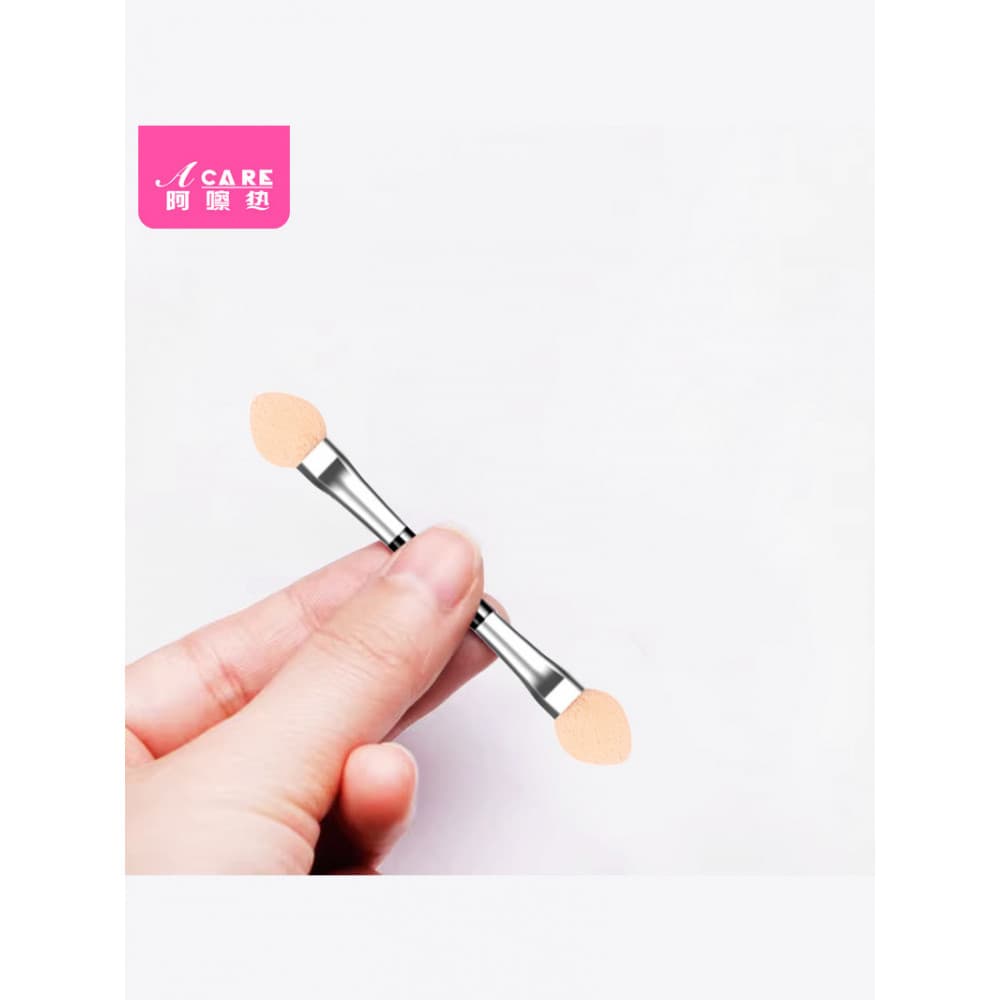 Pincel de sombra para os olhos BA1s751-dupla cabeça sombra vara esponja vara ferramenta de maquiagem descartável pincel