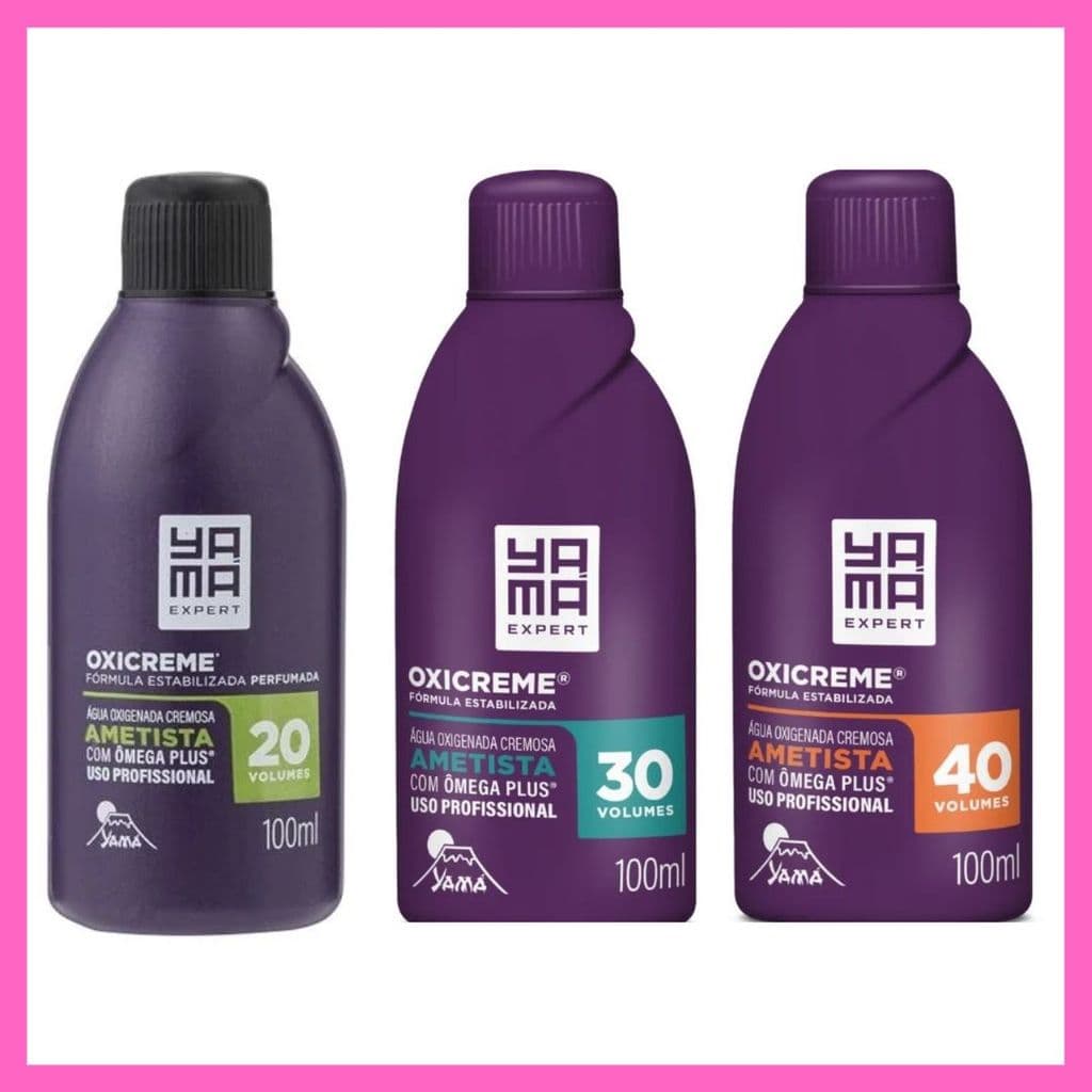 Água Oxigenada Cremosa Oxicreme Ametista-100ml 20VOL - 30VOL- 40VOL - Yama