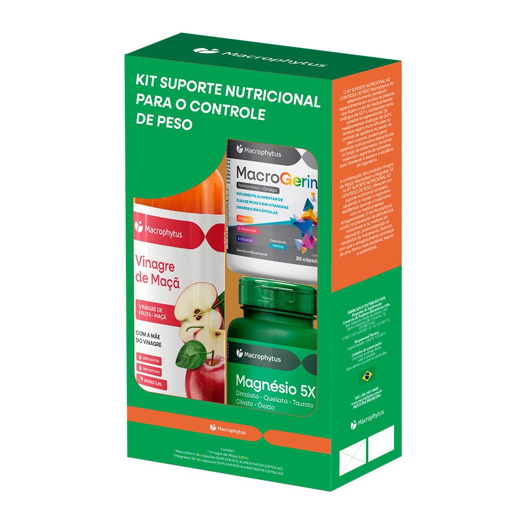 Kit Suporte Nutricional Para Controle de Peso
