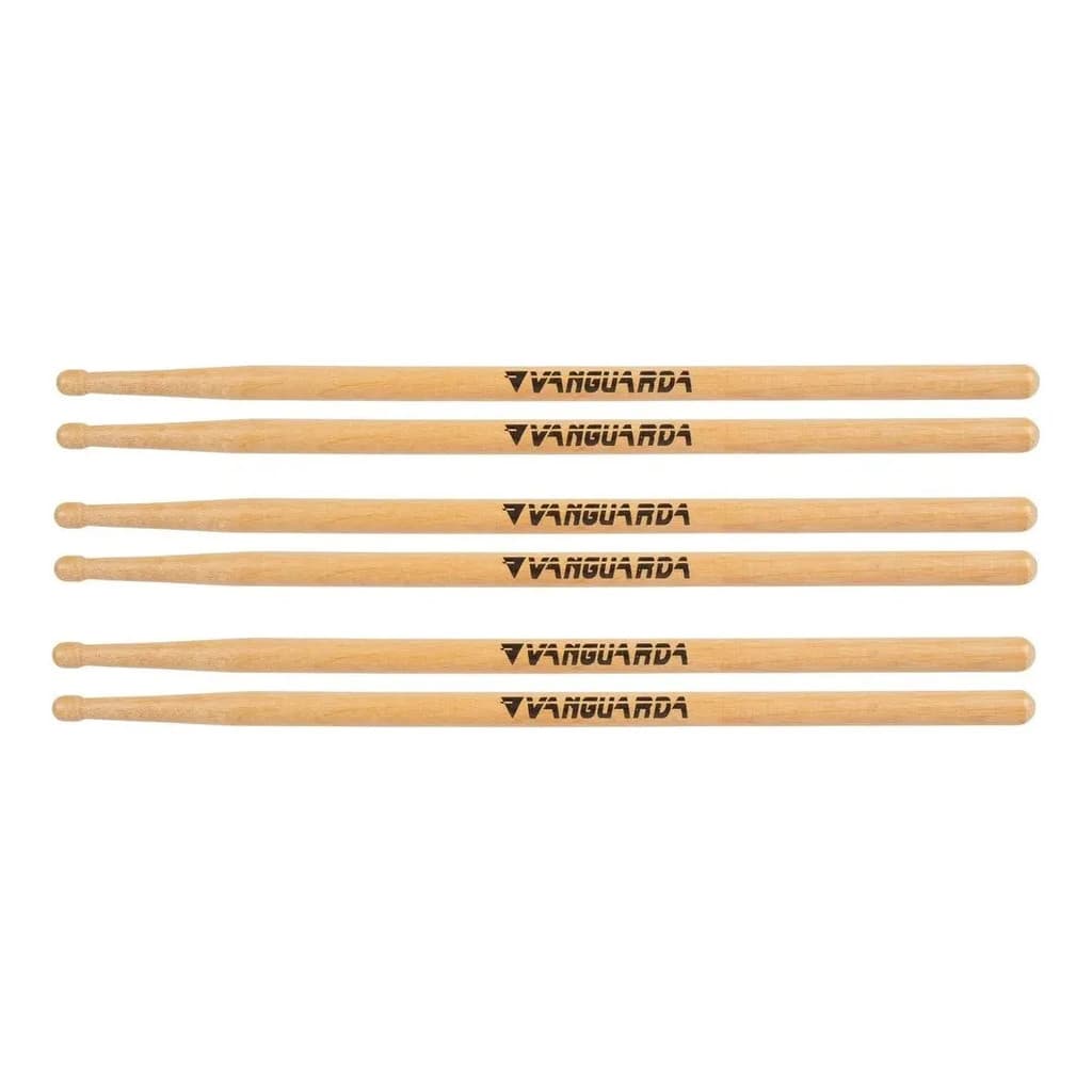 Kit 3 Pares Baquetas Bateria Profissional Vanguarda Spanking