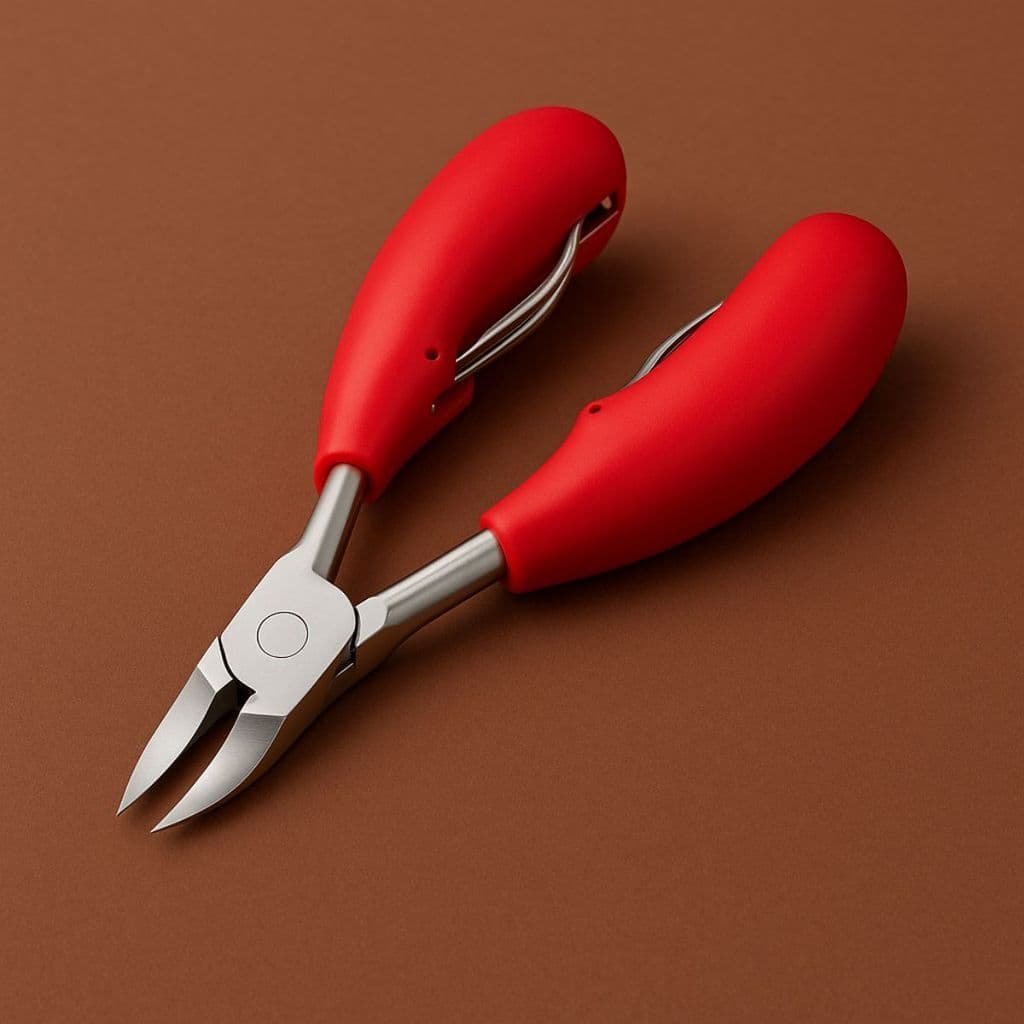 Alicate mola dupla De Cortar Unha Curvado Profissional Aço Inox Manicure pedicure. Use esmalte