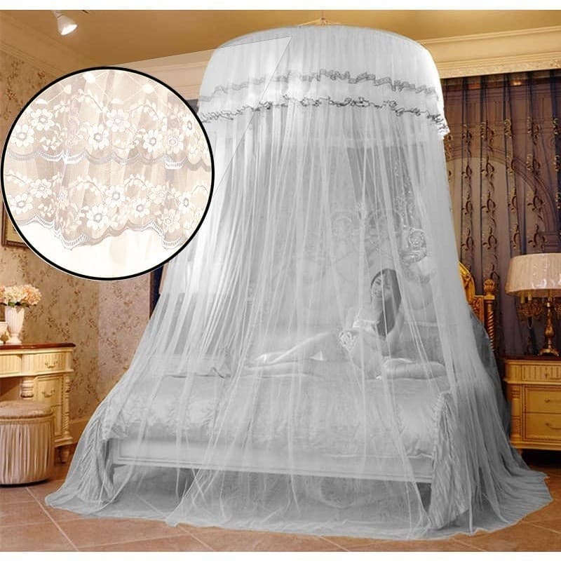 Mosquiteiro Teto Casal Indiano C/ Elastico Promoção Envio Imediato