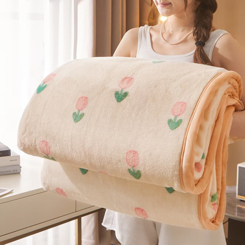 Cobertor de lã de leite grosso cochilo escritório xale capa cobertor flanela Coral sofá colcha cama uso
