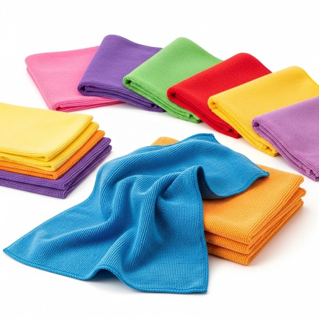 KIT 10 PANOS DE LIMPEZA TOALHA MAGICA 50x30 - Cores Sortidas