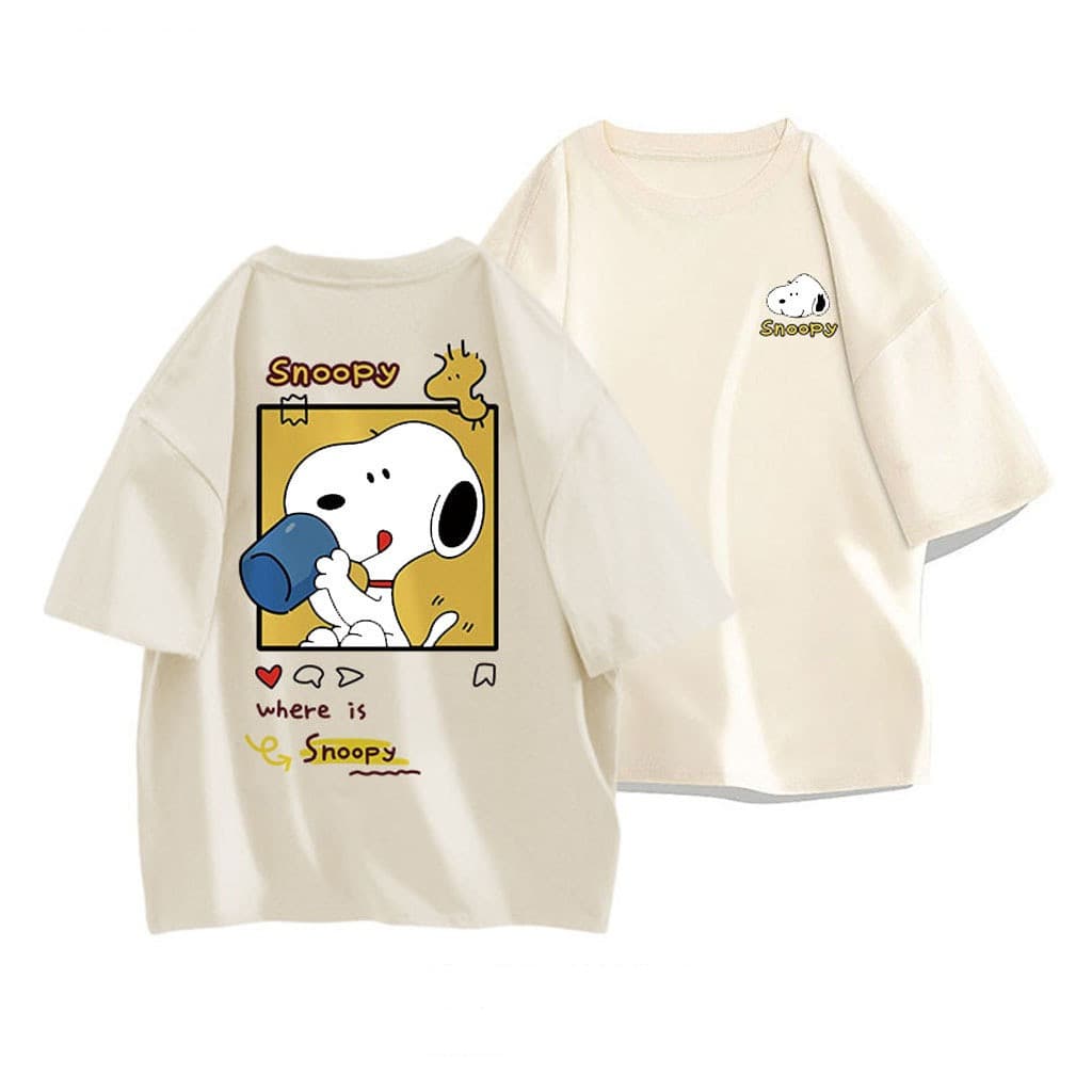 camiseta Oversized masculina streetwear Cartoon No 001