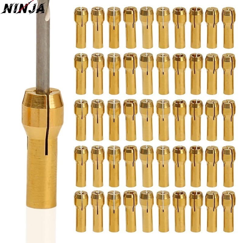 Adaptador De Mandris De Broca De Latão De 30-10 Unidades-Acessórios De Moagem-Mini Mandril De Pinça-Cabeça De Elétrica-H