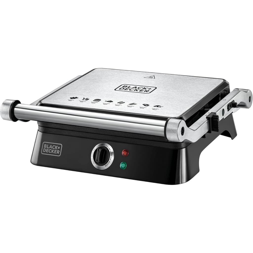 Sanduicheira Grill Elétrica Decker Gourmand Gris Black 127V G1400