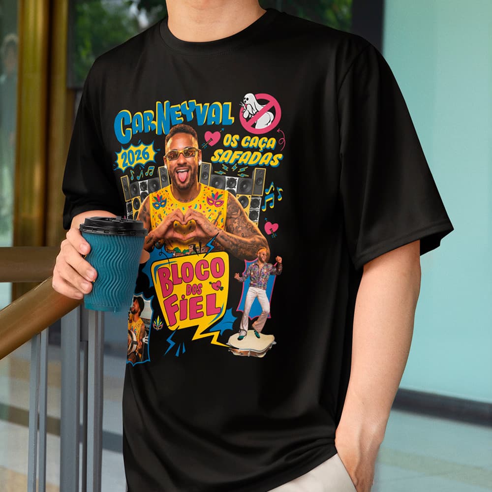 Camisa Masculina Neymar Carnaval 2026 Meme Frase Camiseta Futebol Jogador Blusa Algodão Premium