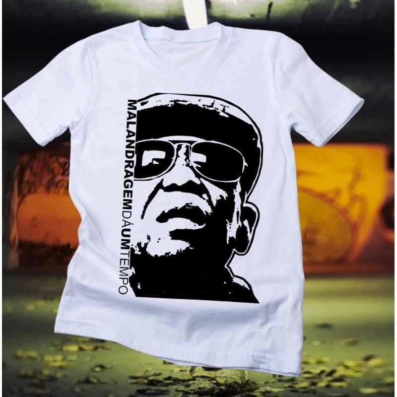 Camiseta T-Shirt Básico Unissex Samba Pagode Alegria Bezerra da Silva Malandragem da um Tempo