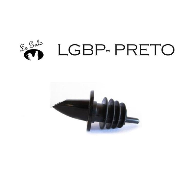 BICO DOSADOR DE PLASTICO  PRETO LE GALO