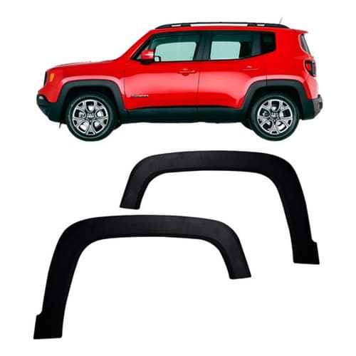 Alargador Aplique Moldura Paralama Jeep Renegade Dianteiro