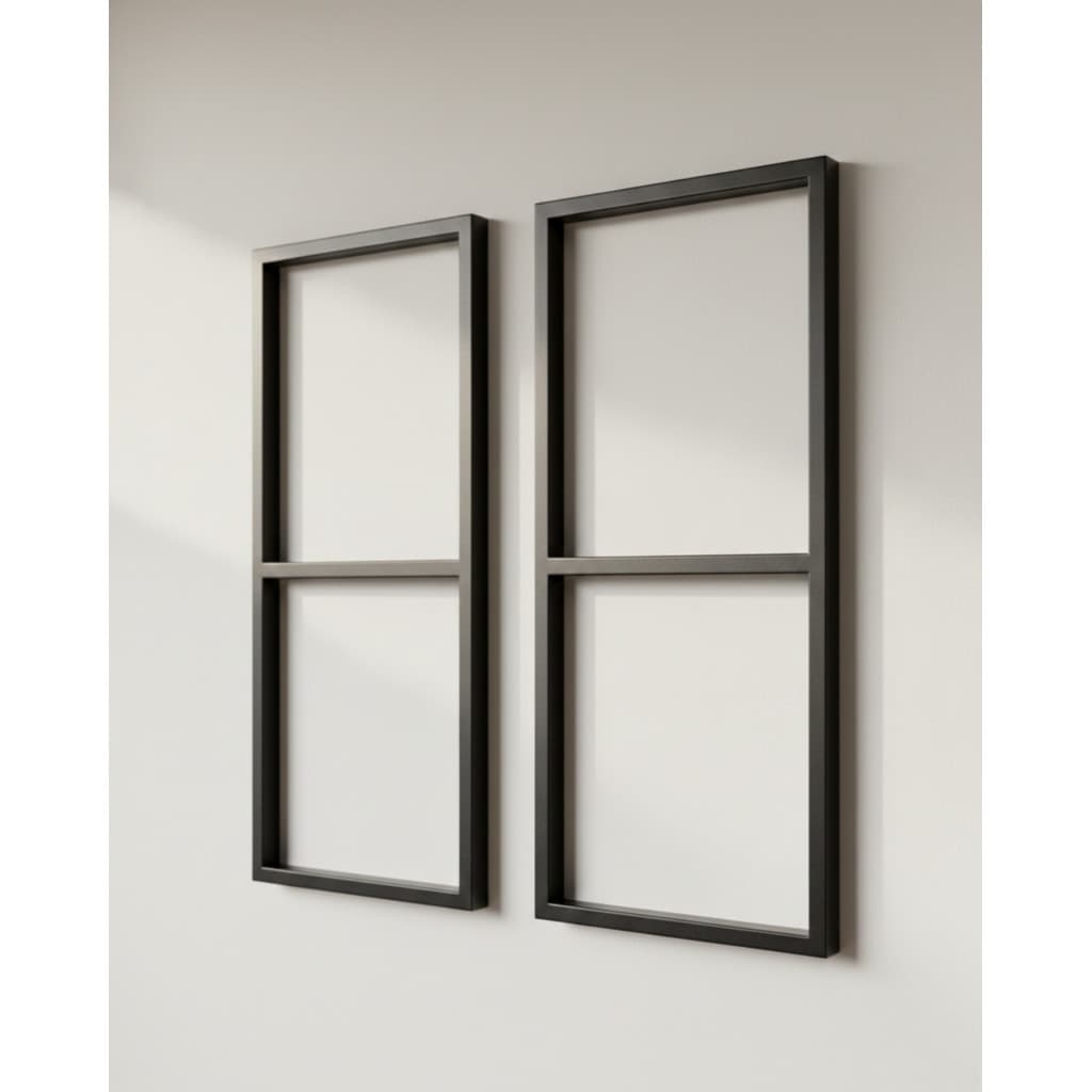 2x Suportes Para Prateleira Parede/Teto 60x30cm - Estilo Industrial