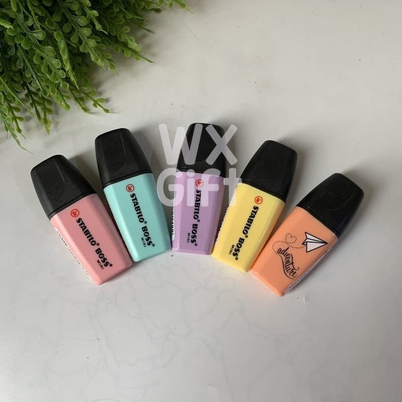 Promoção Marca Texto Stabilo Boss Mini  Pastel LOV - Stabilo / WX Gift