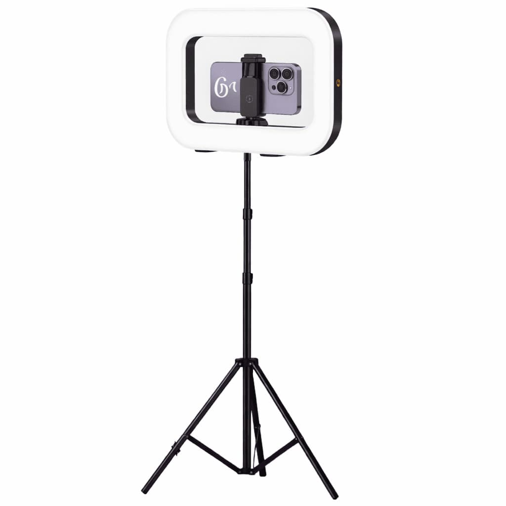 Ringh Light Softbox Difusor Luz Led Iluminador Profissional Grande e Potente 20w Anel de Led + Tripé