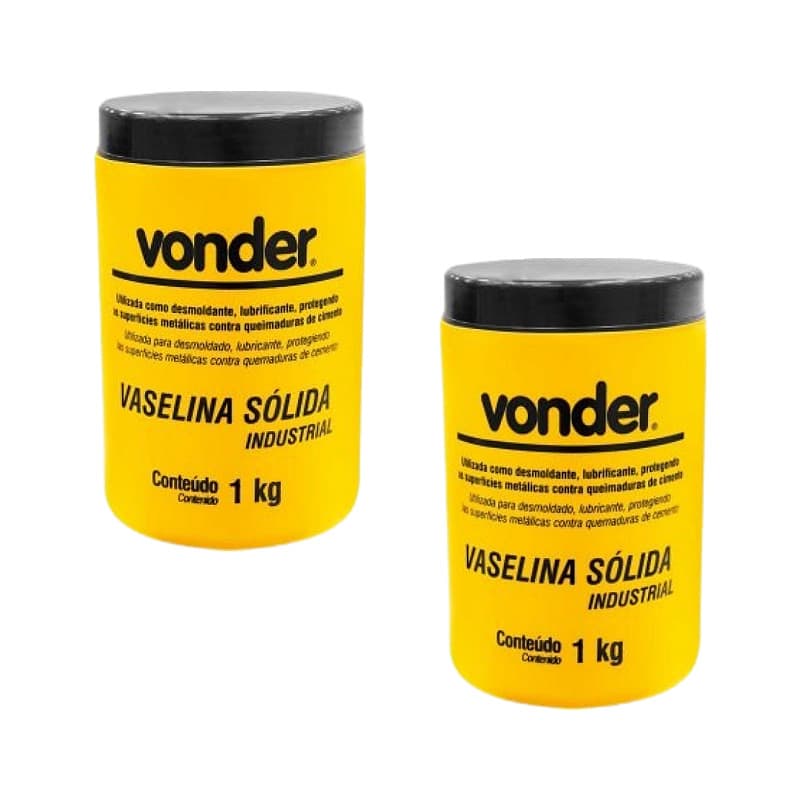 Vaselina sólida industrial VONDER - 2 KG