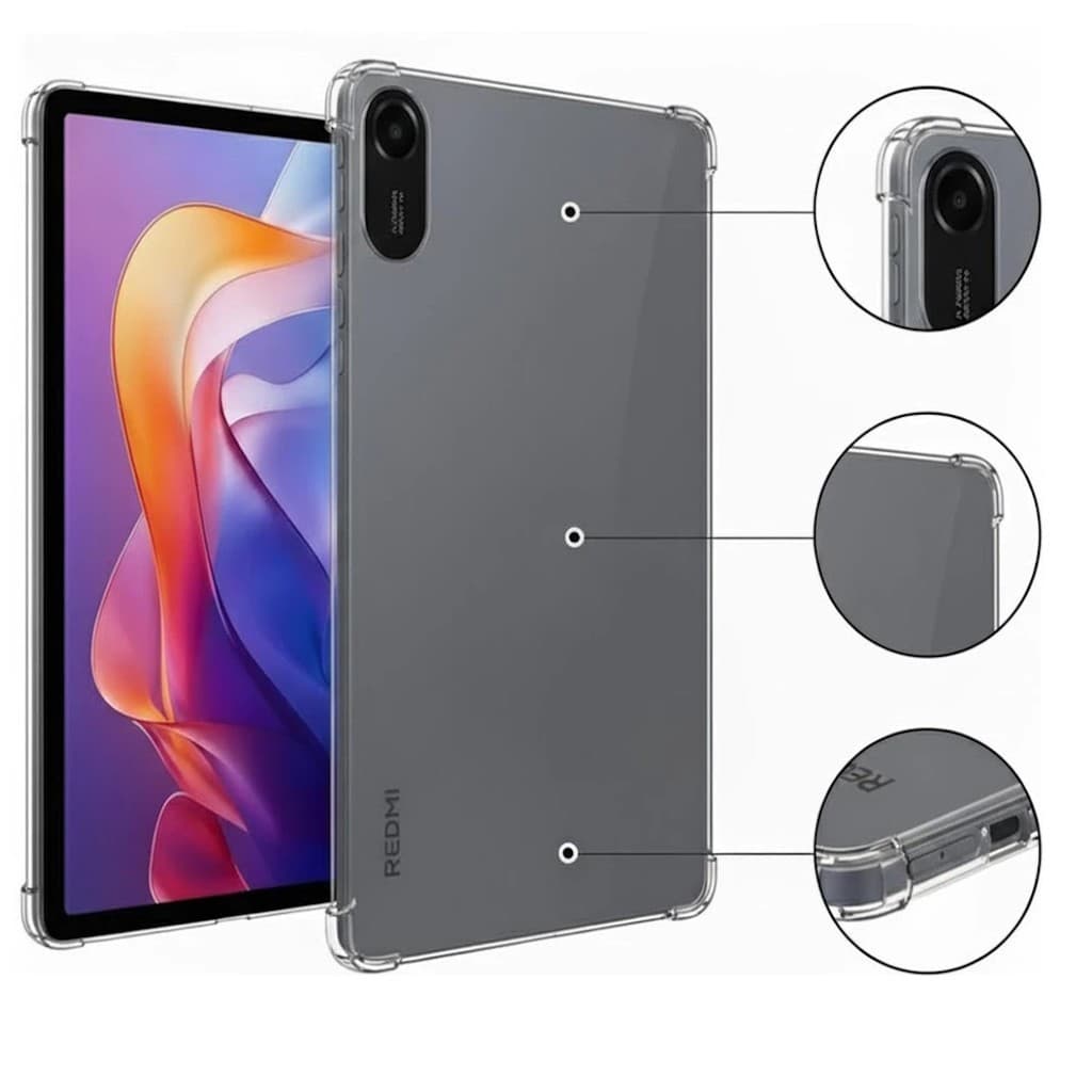 Capinha Reforçada Para Redmi Pad 2 – 11" – Antichoque e Antiderrapante