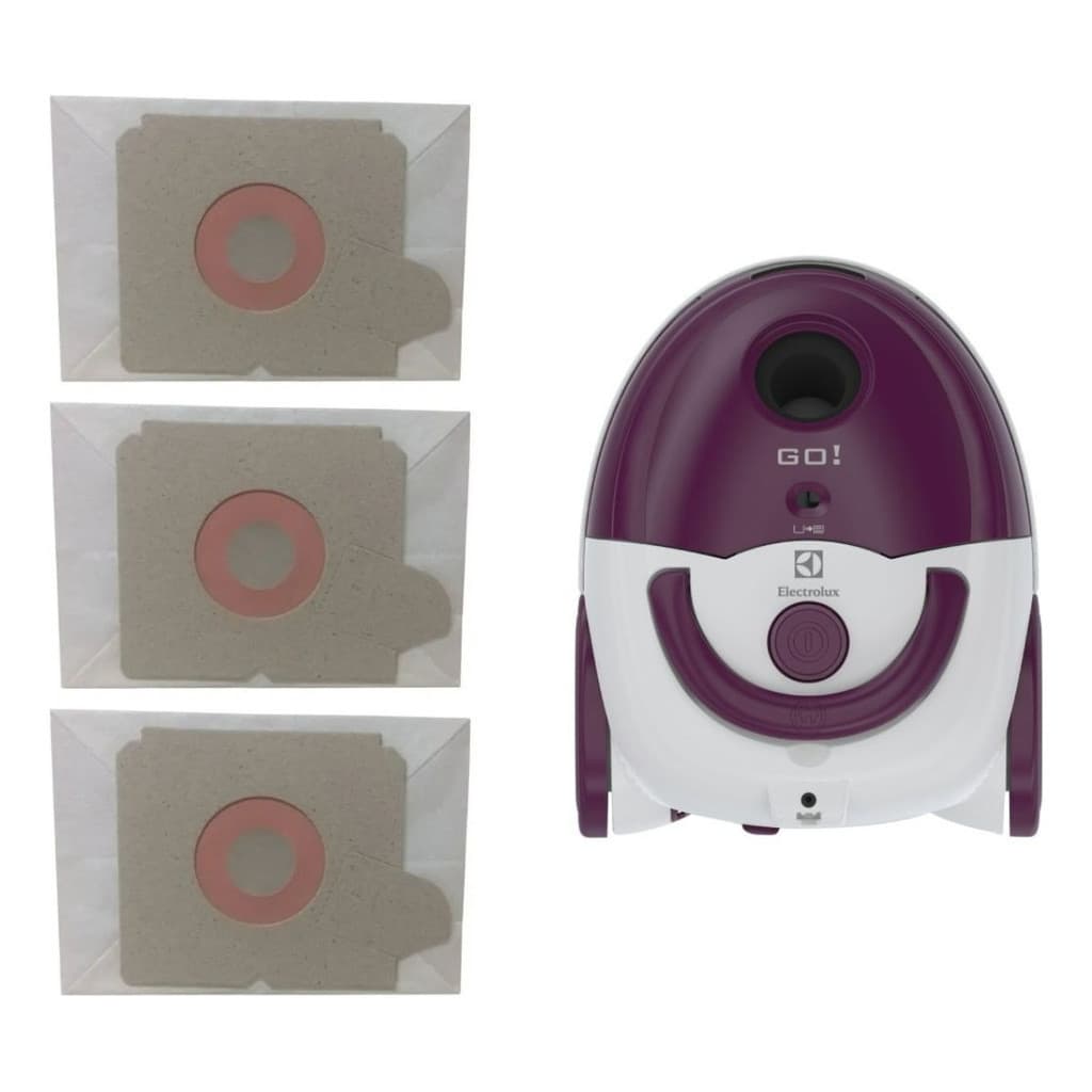 Saco P/ Aspirador Electrolux Go 3un Papel Descartável