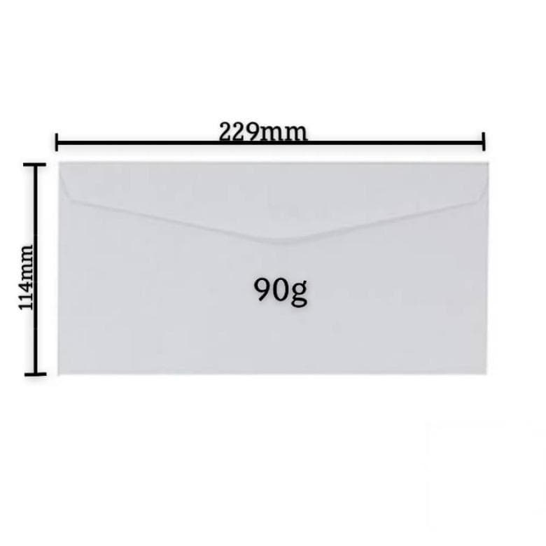 Envelope Oficio 114X229MM Branco S/RPC 90G CX C/1000 UNID