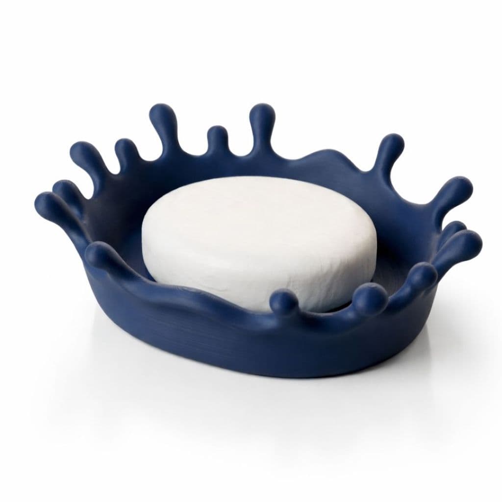 Saboneteira Splash Moderna Respingo de Água Decorativa Banheiro Utilidade Design Portátil