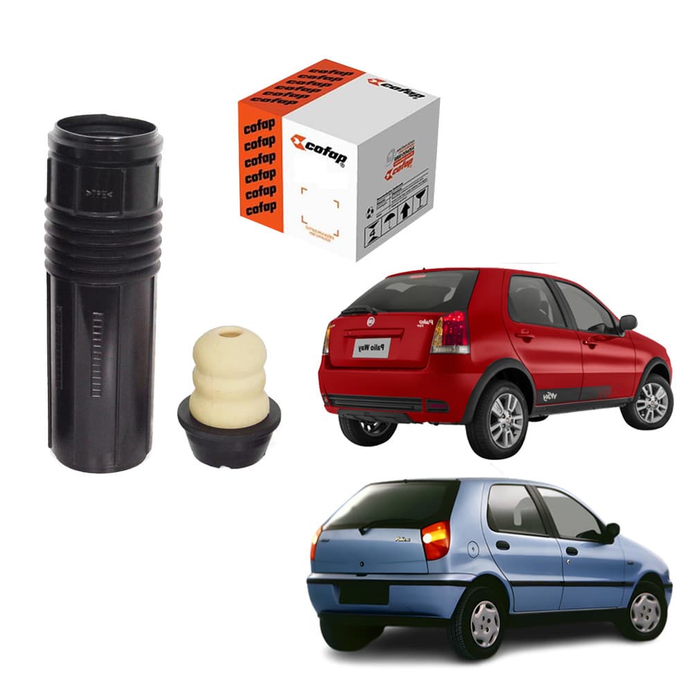 Kit Coifa Batente do Amortecedor Traseiro Palio Siena 1997/2012 Cofap