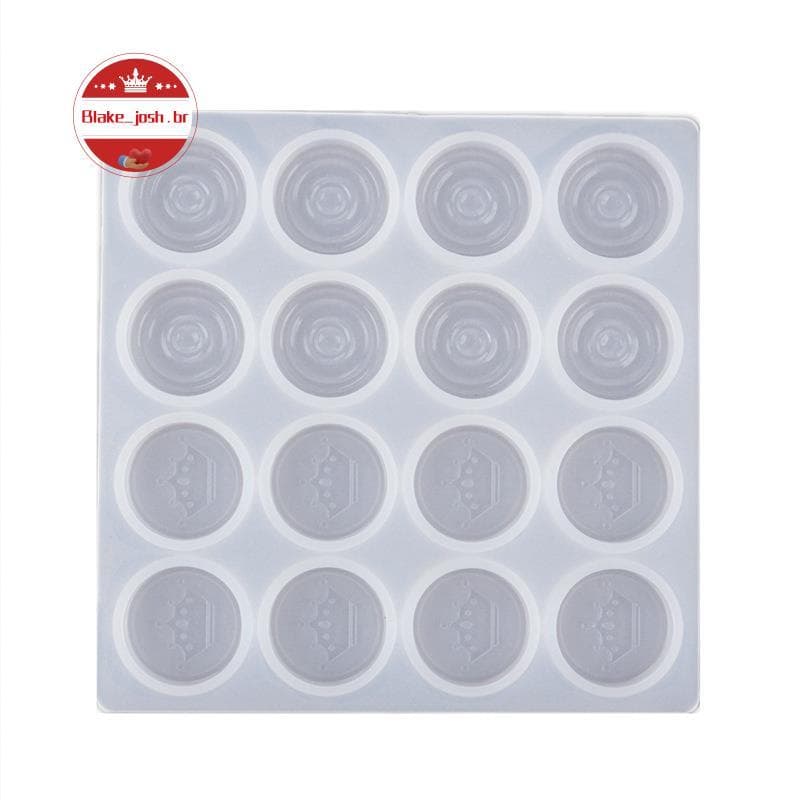 Diy Xadrez E Damas Silicone Fazendo Molde Espelho Resina Epóxi Tabuleiro De Peças Ferramentas 113X113mm
