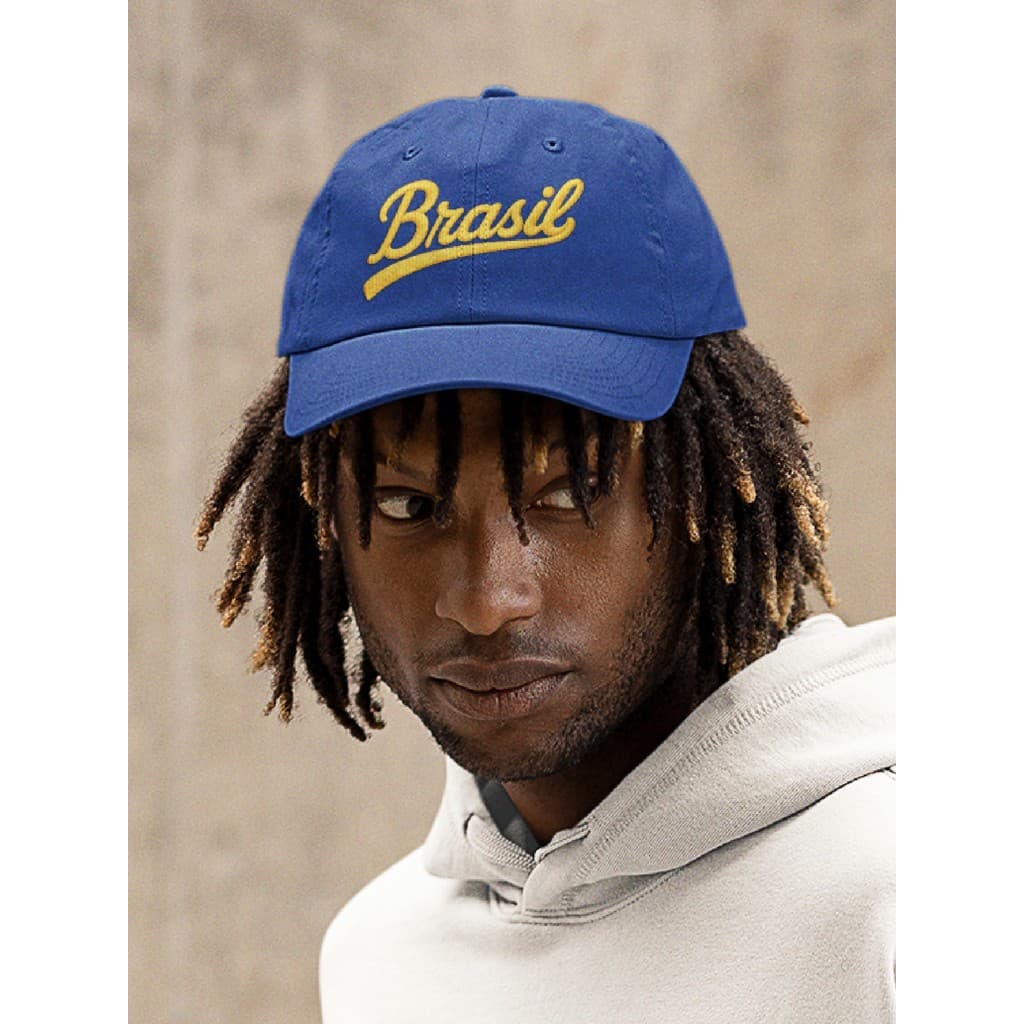 Boné Brasil Streetwear Unissex Aba Curva Ajustável Estilo Urbano