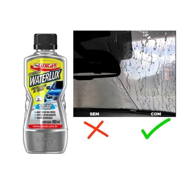 Cristalizador Vidros Parabrisa Carro Waterlux 100Ml