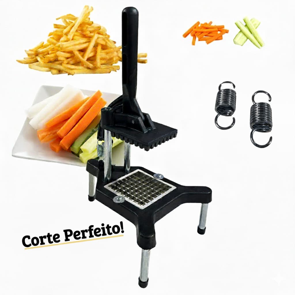 Picador Industrial Profissional Multiuso Fatiador Cabrita de Batata Legumes Promoção