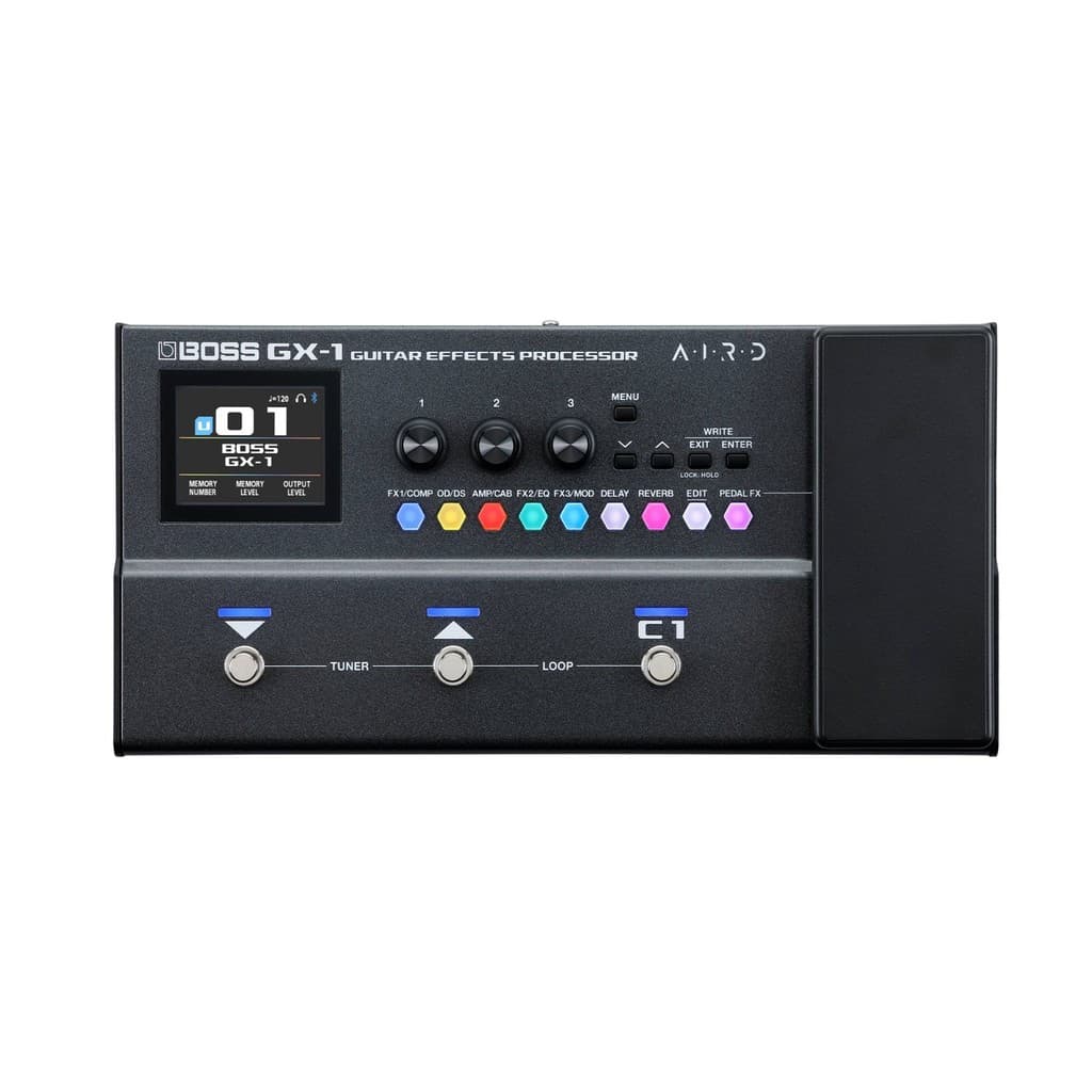 Pedaleira Multi Efeito Guitarra BOSS GX-1 Pedal de Expressão