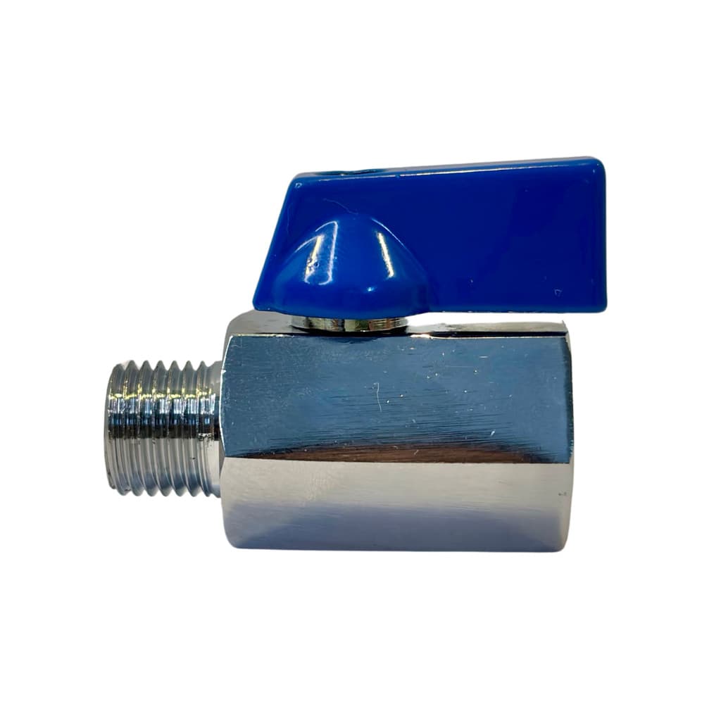 REGISTRO VÁLVULA ESFERA Mini Macho X Fêmea Rosca 1/4" Lavacar Detail