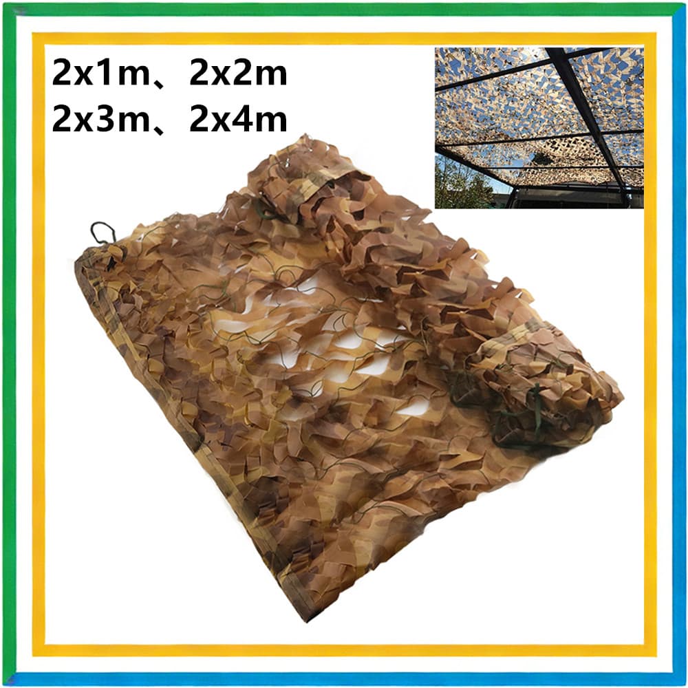 Rede de camuflagem amarela para caça, rede de camuflagem para jardim, pavilhão, rede decorativa para guarda-sol de carro