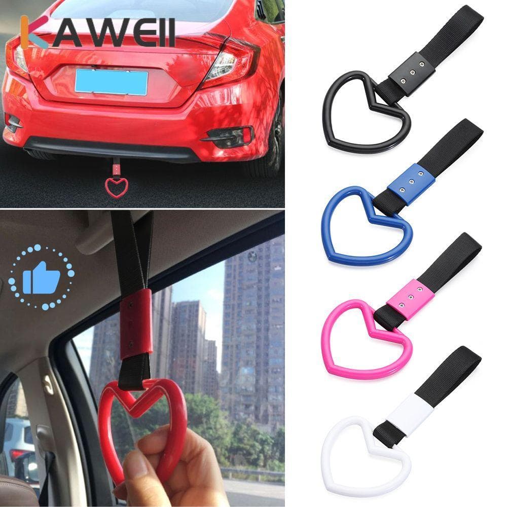 KAWEII Alça Em Formato De Coração De Deriva Charme Corda De Reboque Acessório Para Carro De Metrô