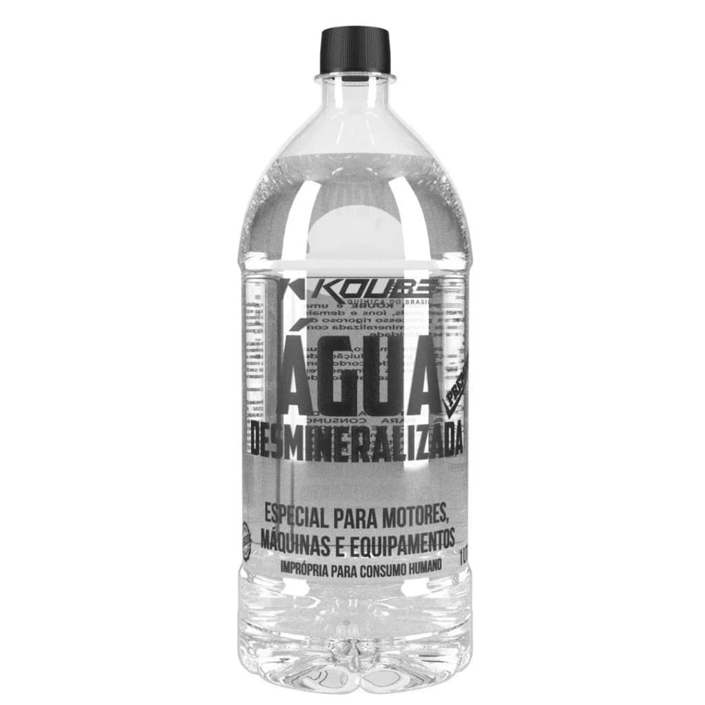 Água Desmineralizada KOUBE 1L Para Radiador e Sistema de Arrefecimento Automotivo Arrefecimento Pura