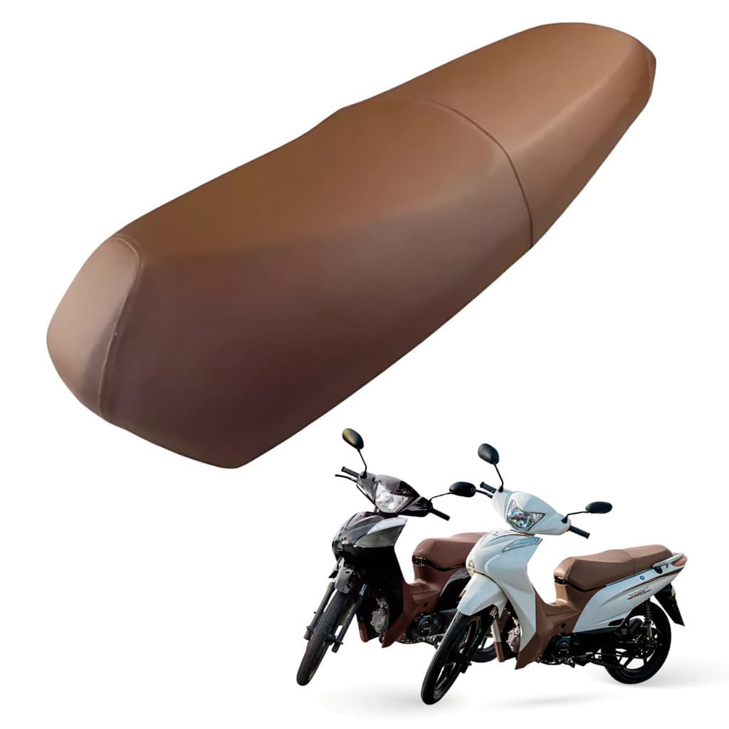 CAPA DE BANCO SHINERAY JET 125 2012 ATÉ 2024 MARROM PIRACAPAS
