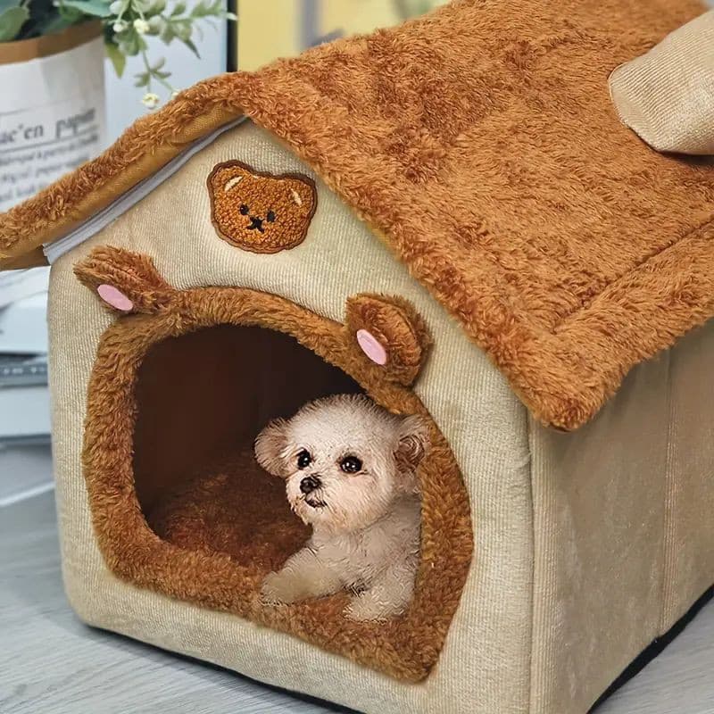 Cama macia quente lavável removível para animais de estimação 5XKY