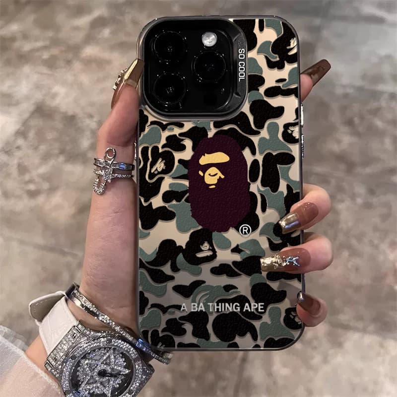 Capa De Telefone Camuflada Da Moda Redmi A3 A5 9A 10C 12C 13C 14C POCO X 5 6 7 M4 Nota 9 10 12 13 14 15 PRO Caso