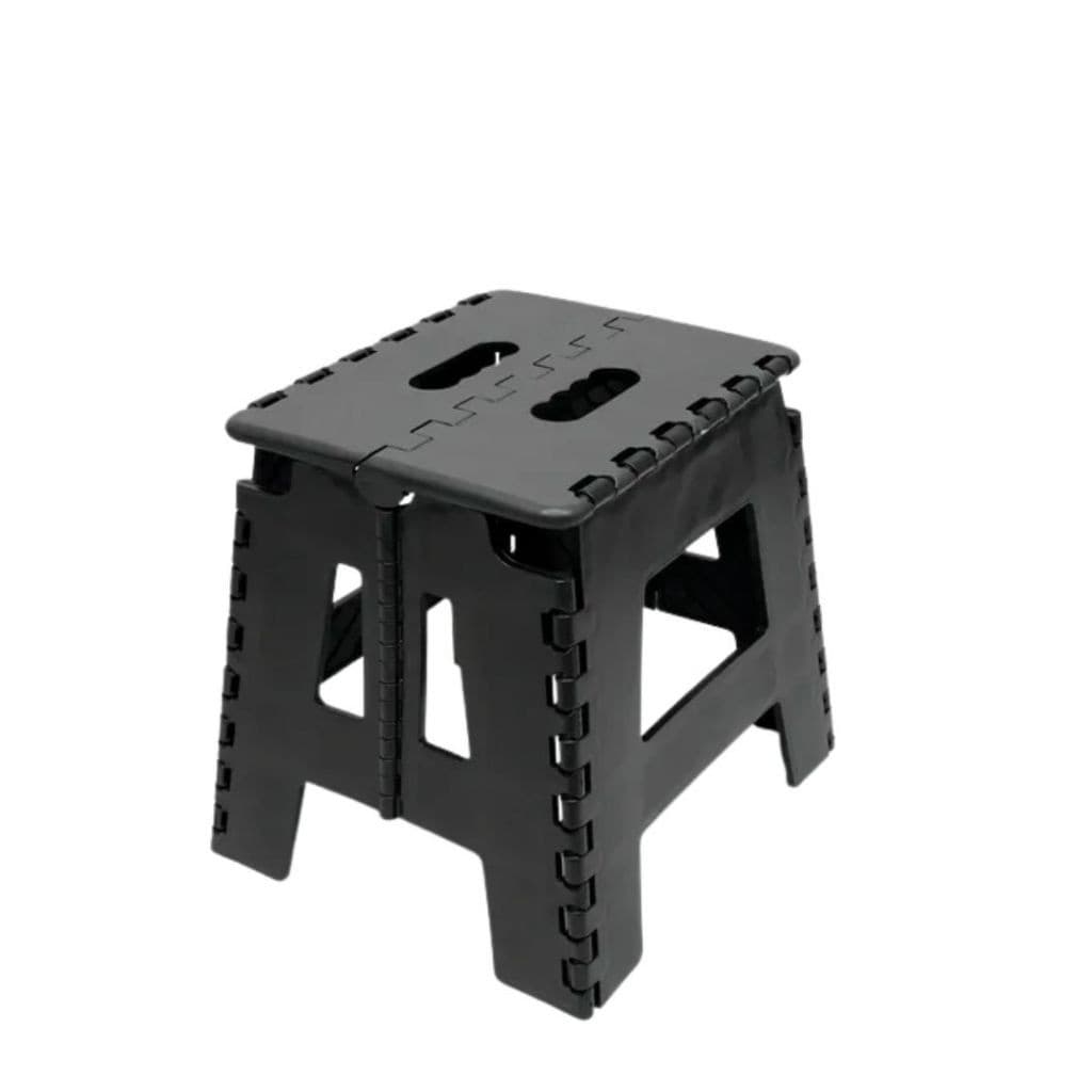 Banco Plástico Dobrável Multiuso Banquinho Portátil Reforçado Banqueta 100kg Antiderrapante Compacto Camping Casa Fácil