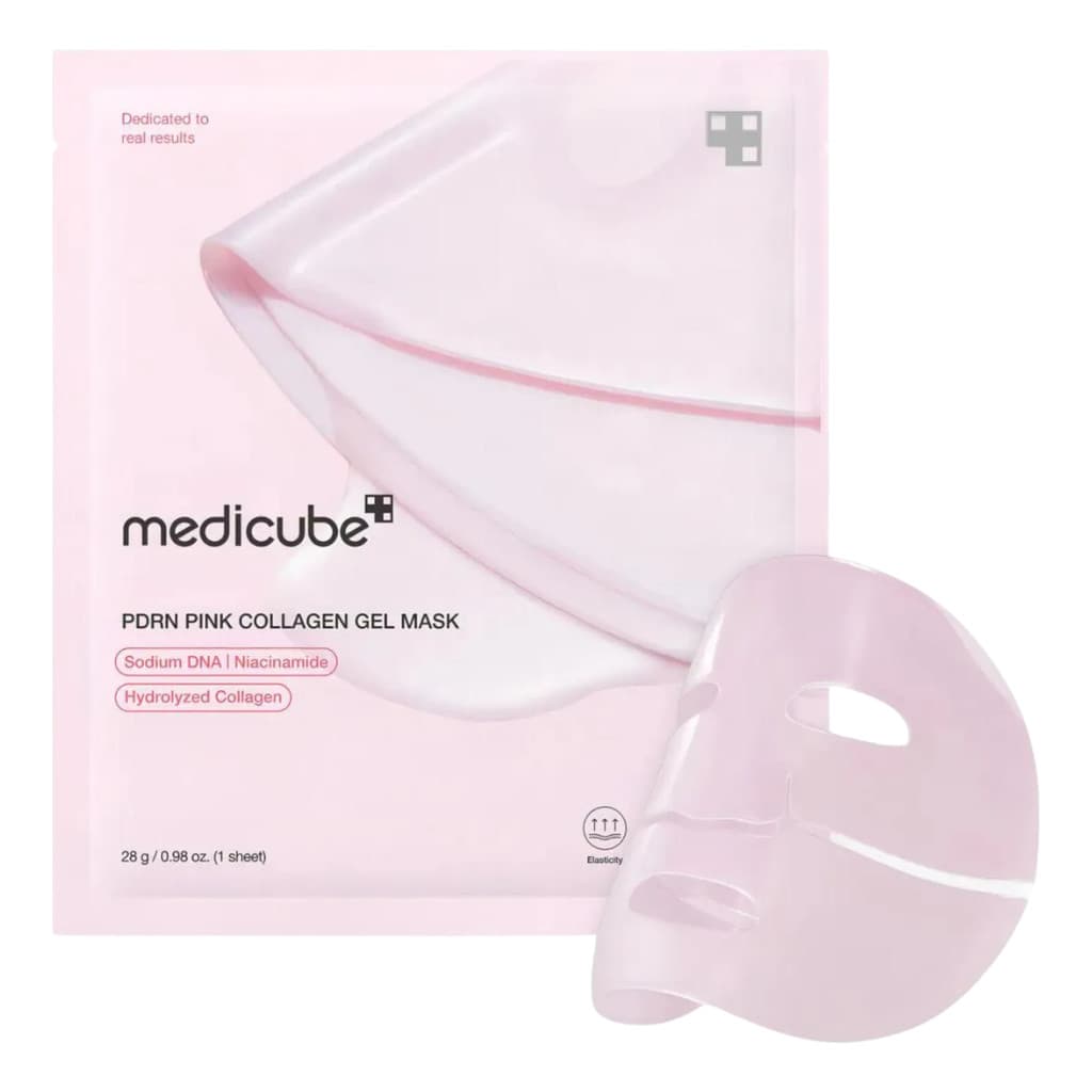 Skincare Glow Coreano Rejuvenescedor Mascara Facial Medicube PDRN Pink Collagen