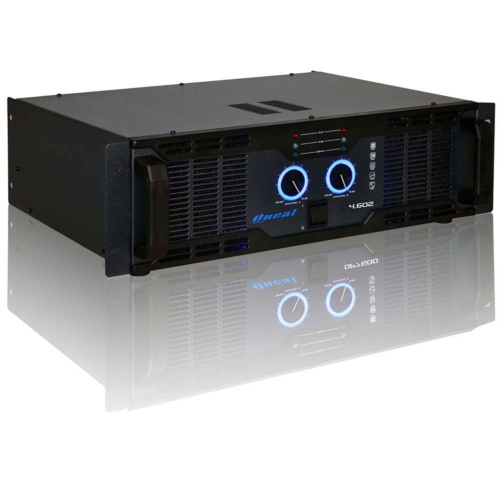Amplificador de Potência Oneal OP 4.602 650w RMS p/ Canal em 4 Ohms Classe AB
