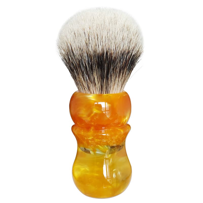 Dishi Escova de barbear Masculino Golden Age Silver Tip Badger espuma