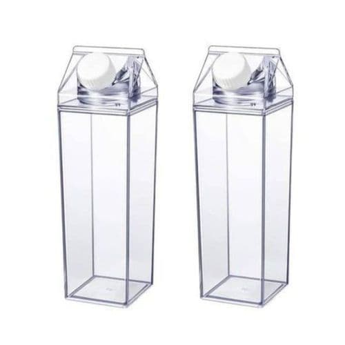 Garrafa Acrílico 1 Litro Multiuso Resistente Leve Transparente Tampa Segura Prática Durable Versátil