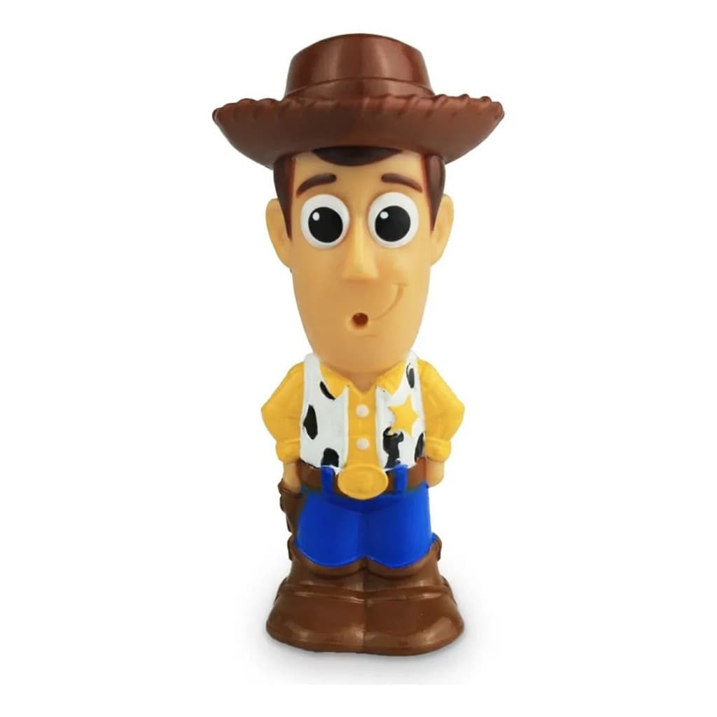 Boneco Woody Toy Story Vinil com Esguicho Disney | Brinquedo Infantil Banho e Diversão | Personagem Original